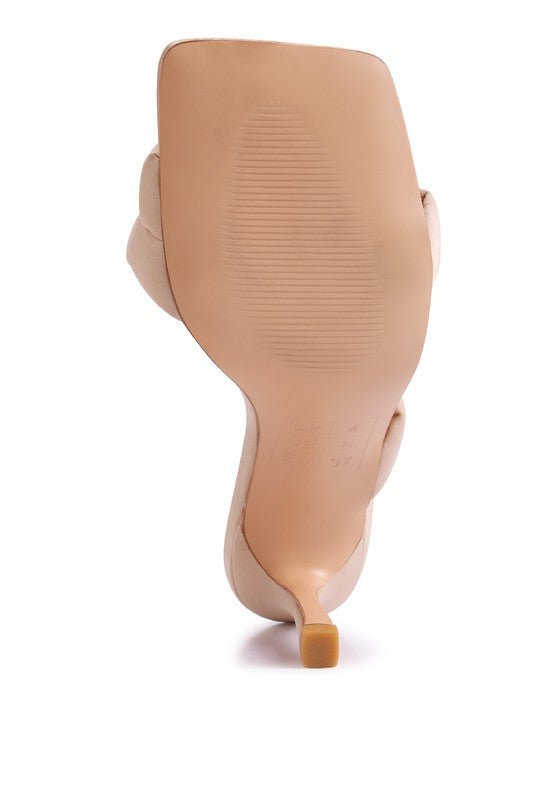 SPICE UP CROSS STRAP HEELS - RaeLynns Boutique