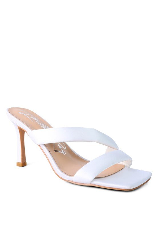 SPICE UP CROSS STRAP HEELS - RaeLynns Boutique