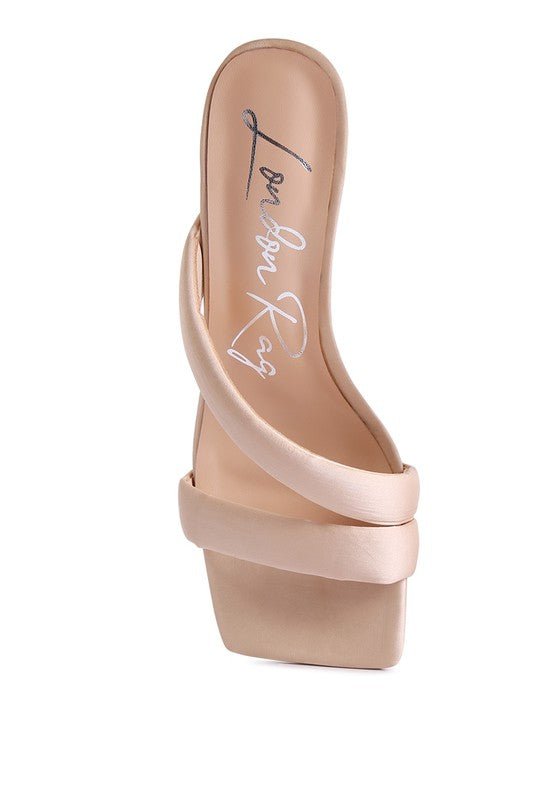 SPICE UP CROSS STRAP HEELS - RaeLynns Boutique