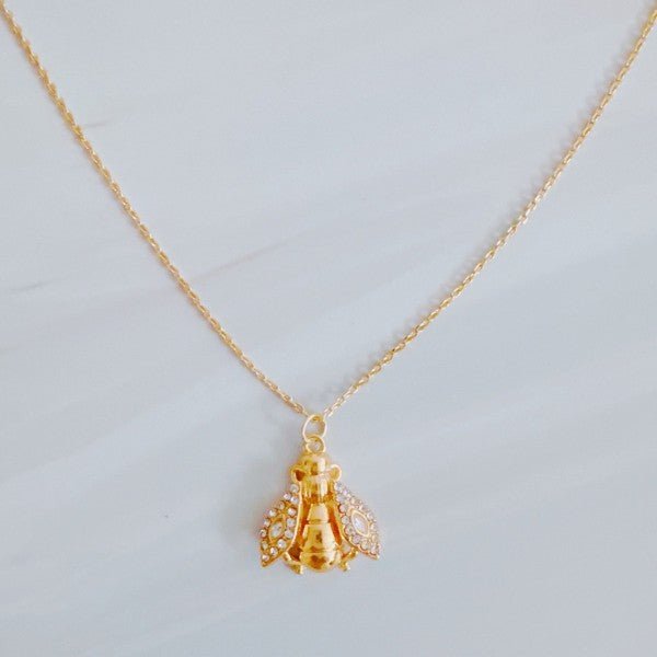 Timeless Vintage Bee Pendant Necklace - RaeLynns Boutique
