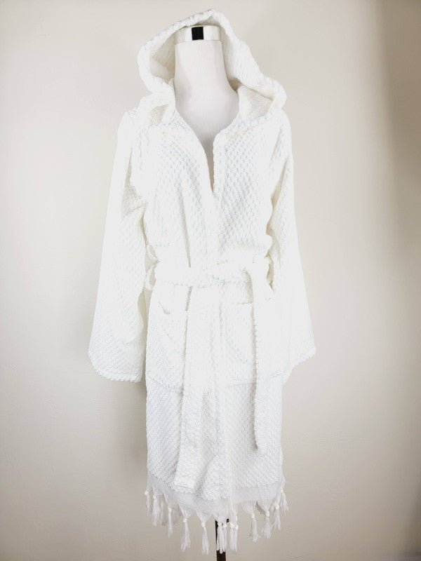 Unisex Robe, Beach Robe, Spa Robe with pockets , W - Raelynns&Co