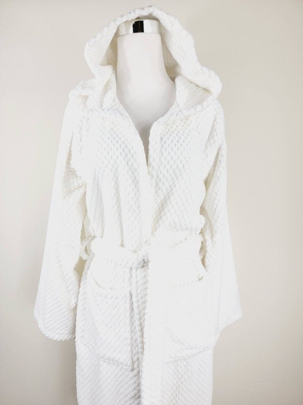 Unisex Robe, Beach Robe, Spa Robe with pockets , W - Raelynns&Co