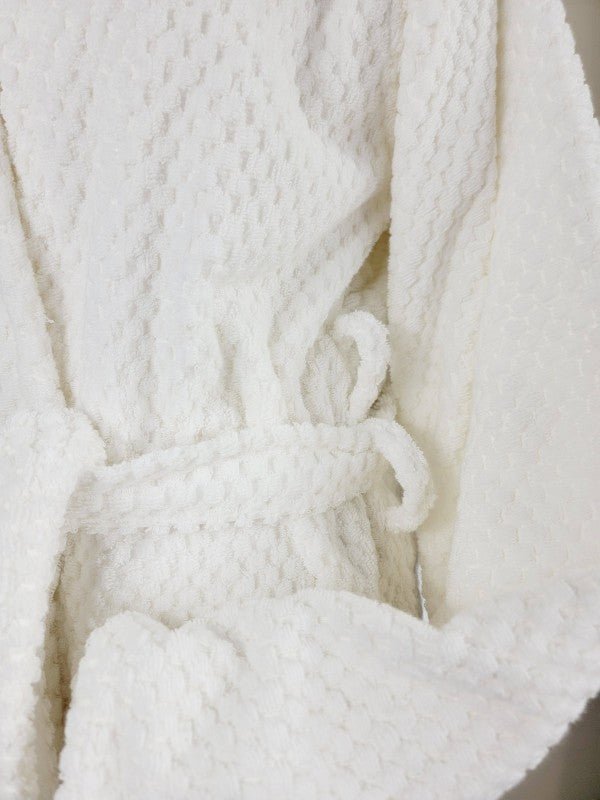 Unisex Robe, Beach Robe, Spa Robe with pockets , W - Raelynns&Co