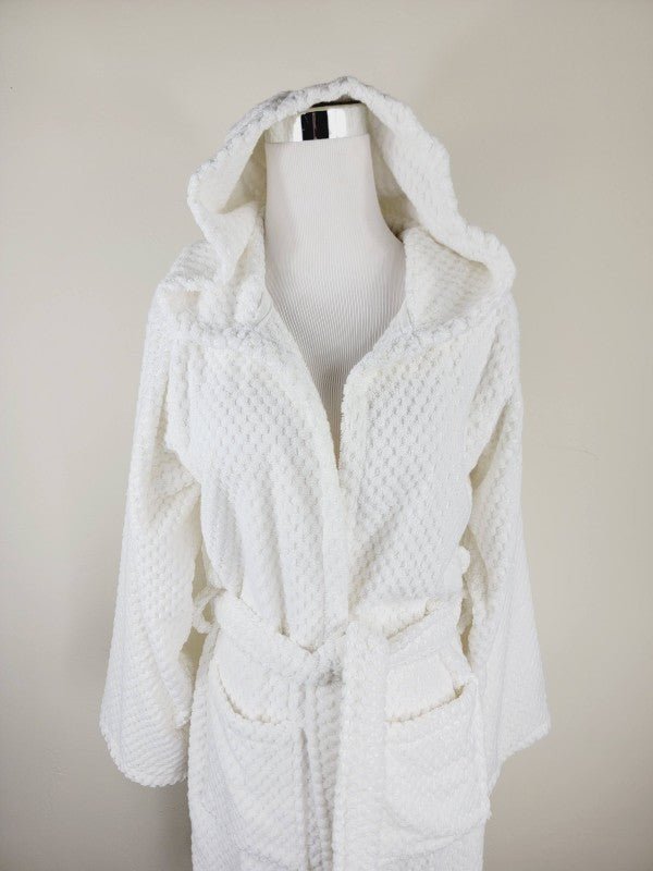 Unisex Robe, Beach Robe, Spa Robe with pockets , W - Raelynns&Co